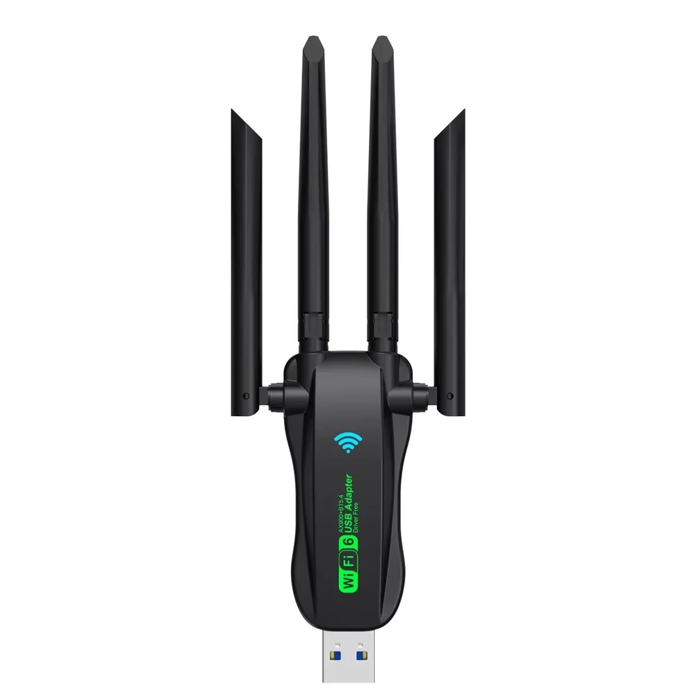 WiFi 6 Netzwerkkarte Bluetooth 5.4 Wireless Receiver AX900 WiFi 6 USB-Adapter Dual Band 2,4 G 5 G Antennen Treiber kostenlos für WIN 10 11