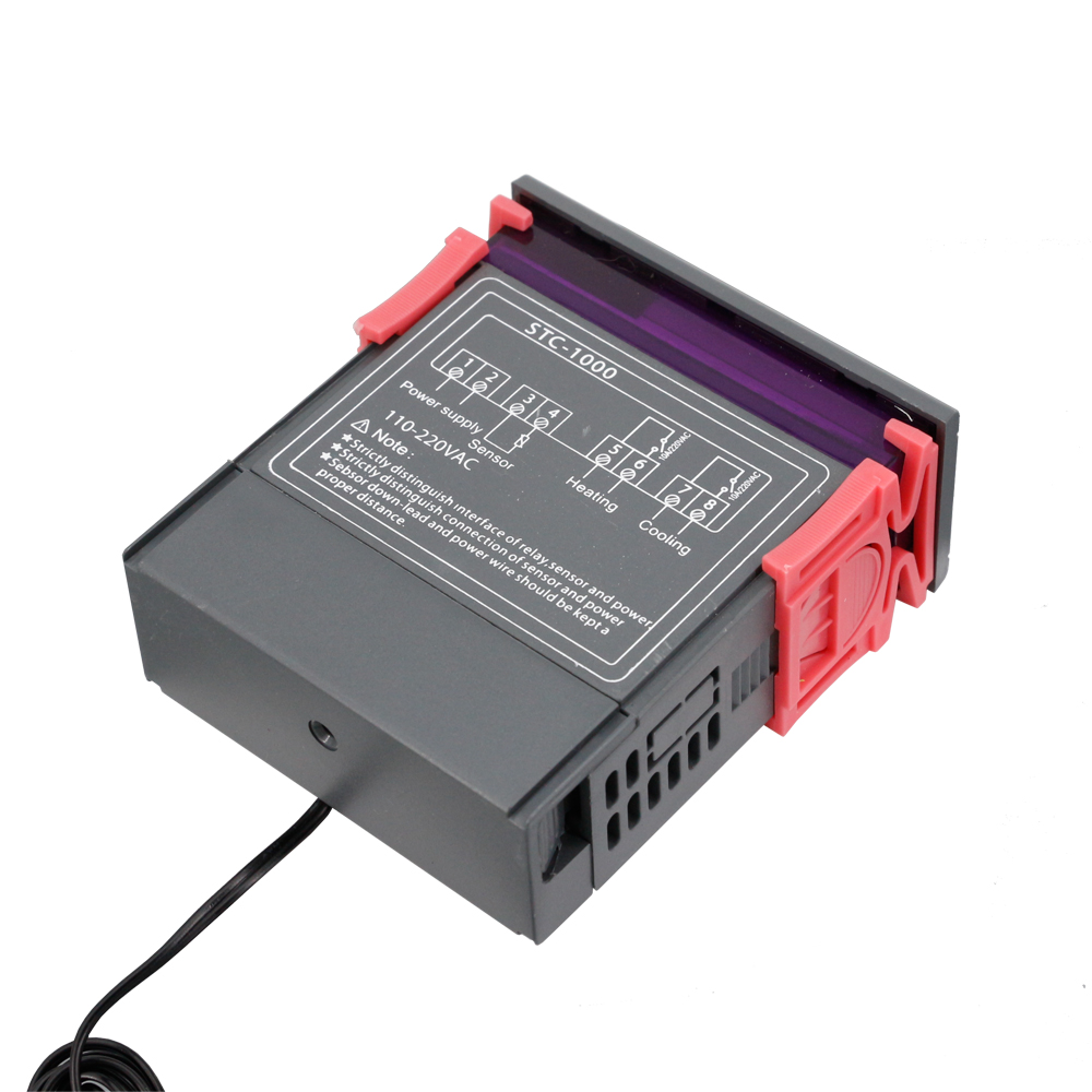 STC-1000 Thermostat Electronic Digital Display Microcomputer Temperature Controller Switch Aquarium Hatchery Seafood Machine