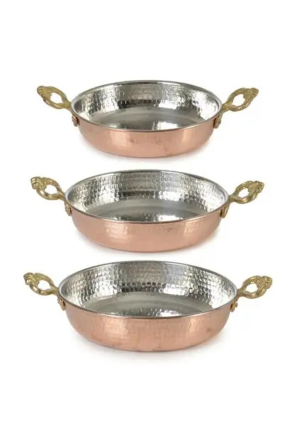Copper frying pan set omelette sauce huevos rancheros egg pan Kitchen Made in Turkey Traditional Natural Cook Meal
