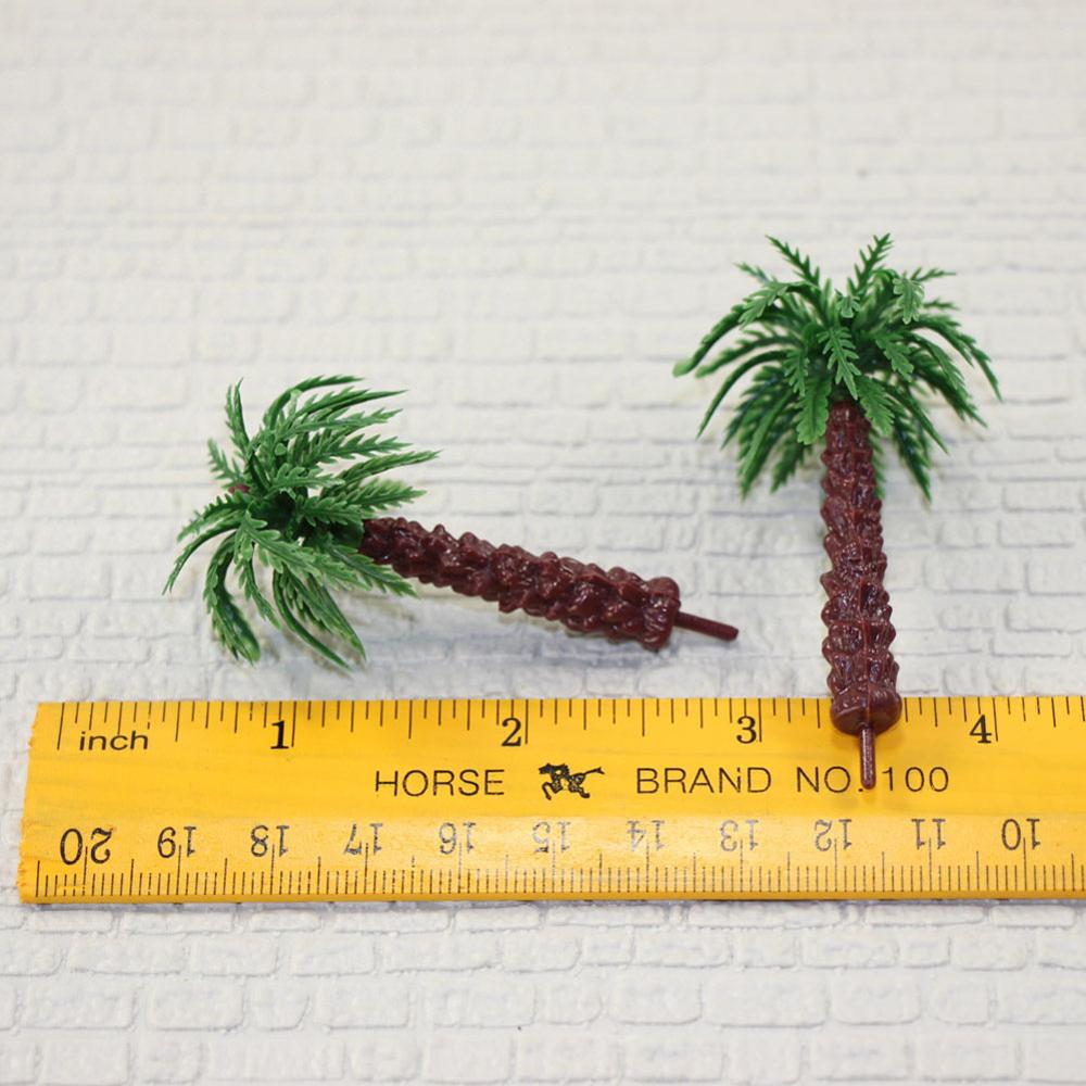 YS05 20pcs 30mm-105mm Model Palm Trees Model Layout Train Scale 1:250 - 1:50 Z HO Scale: One of the150 points