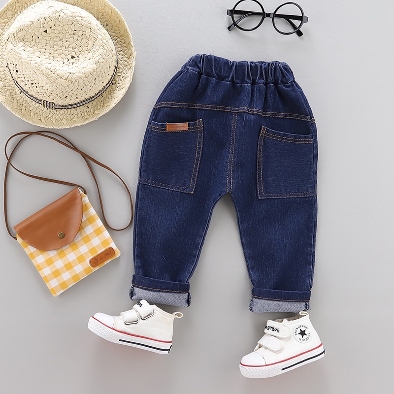 Baby Boys Girl Jeans Pants Excellent Cotton Casual Children Trousers Baby Toddler Comfortable Clothes