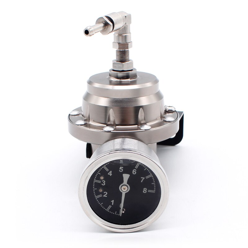 DEFT Universal Adjustable Fuel Pressure Regulator With original gauge and instructions Titanium L Aluminum Fuel Pressure Regulat