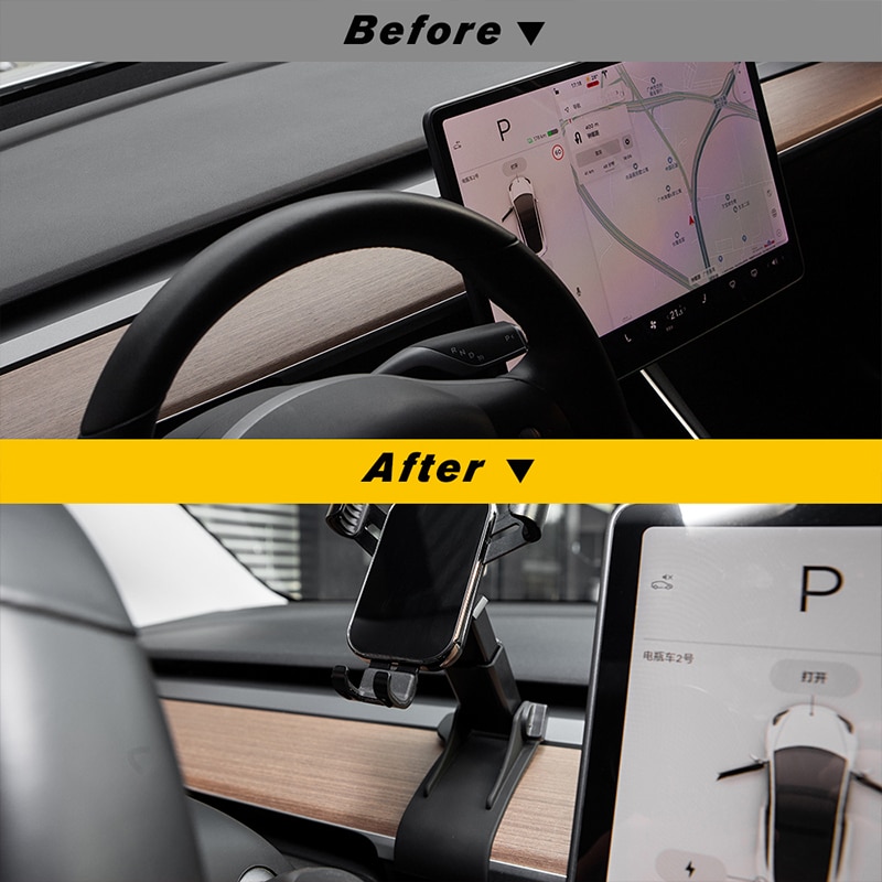 Model3 Pillar Cradle Cell Phone Holder Support For Tesla Model 3 Model Y Stand Mount Automobile interior Accessoires
