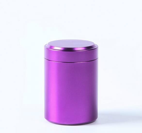 70Ml Luchtdicht Geur Proof Container Aluminium Herb Stash Metal Sealed Kan Thee Metalen Doos