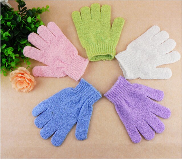 Guante de ducha Exfoliante para baño, exfoliante, guantes para fregar, esponja, 20 Uds.
