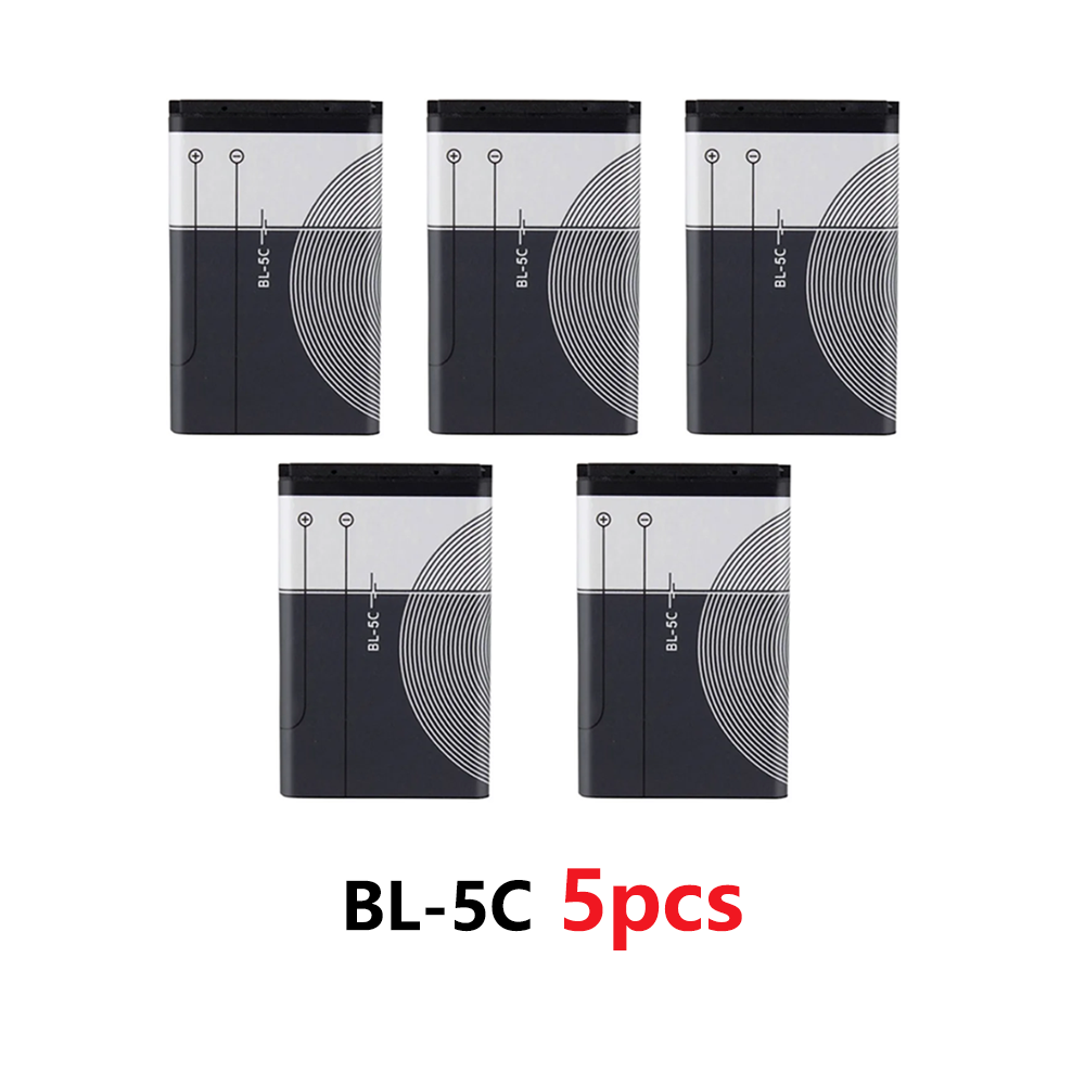 BL-5C Phone Battery BL5C BL 5C Battery for Broadcast Radio / Nokia 2112 2118 2255 2270 2280 2300 2600 2610 3125 3230: SKY BLUE