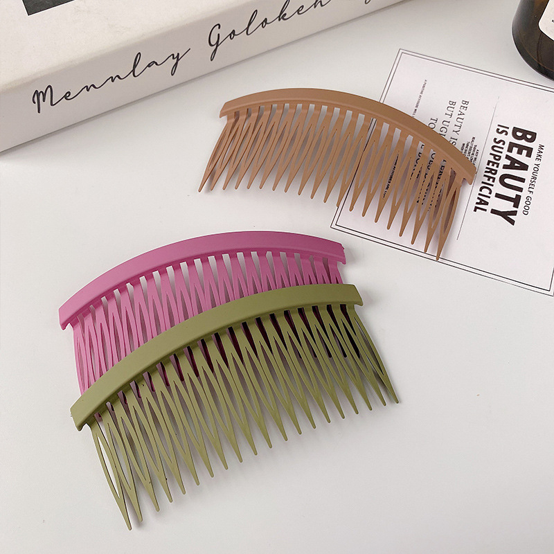 Grampo de cabelo fosco minimalista estilo coreano, franja feminina, estilo de cabelo, acessórios de cabelo elegantes e versáteis para uso diário