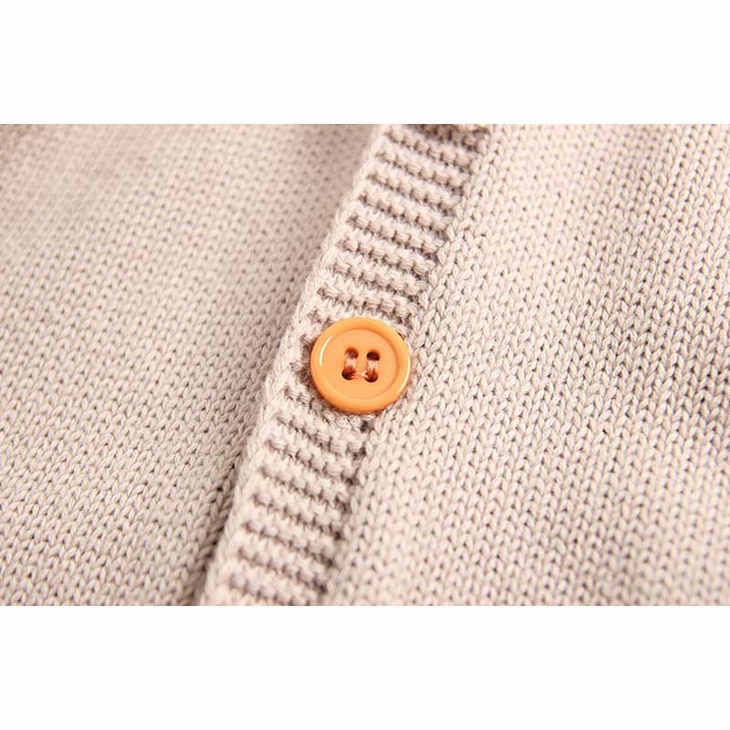 Barboteuse en tricot pour bébés filles | Chandail solide à capuche, manches longues, combishort ajouré, ensemble