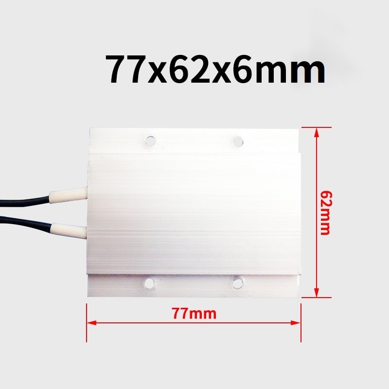 2PCS PTC Heating Element 12V 24V 110V 220V Constant Temperature Thermistor Air Heating Sensor Aluminum Hair Dryer Curlers Heater