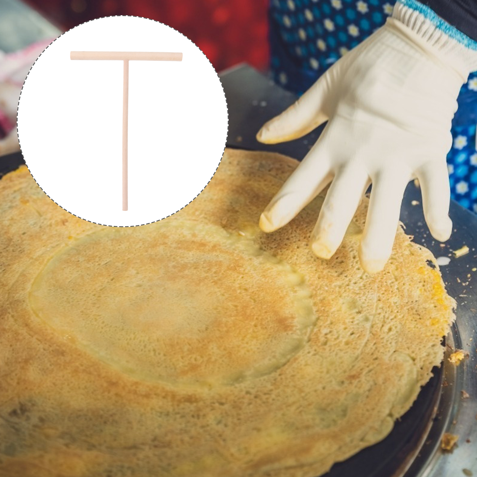 1/2pcs Indispensable Épandeur Poêle À Crêpes Épandeur Répartiteur de Pâte Ustensiles de Cuisine: 2 pcs