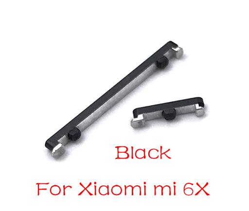 Side Power Key +Volume Button For Xiaomi Mi A2 6 6X 9 8 Lite Max Note 3 Play Parts: Mi A2 6X Black