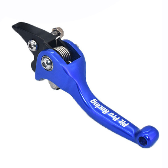 Palancas de freno de embrague para motocicleta Pit Pro Racing CNC F3 2nd, manillar Universal para motocross CR CRF YZF WRF KX KXF: Gris