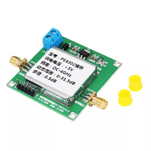 Dc 5V PE4302 Digitale Rf Stap Verzwakker Module Dc 4Ghz 0-31.5DB 0.5dB Hoge Lineariteit