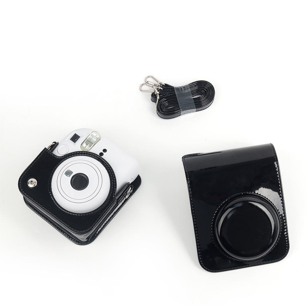 Pokrowiec na aparat do Instax Mini 12 PU skórzany pokrowiec na aparat torba na ramię aparatu akcesoria ochronne