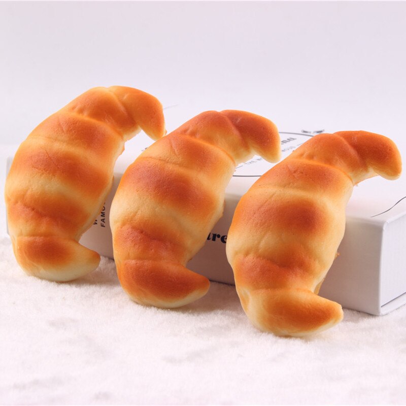 Children's Kitchen Play House Toy PU Simulation Slow Rebound Bread Cake Dessert Mini Food Home Decoration Kitchen Toy for Girls