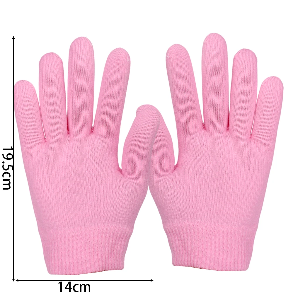 Mascarilla hidratante de silicona, calcetines, exfoliantes reutilizables, guantes protectores antigrietas, herramientas para eliminar la piel muerta seca, cuidado de los pies y las manos: Amarillo claro