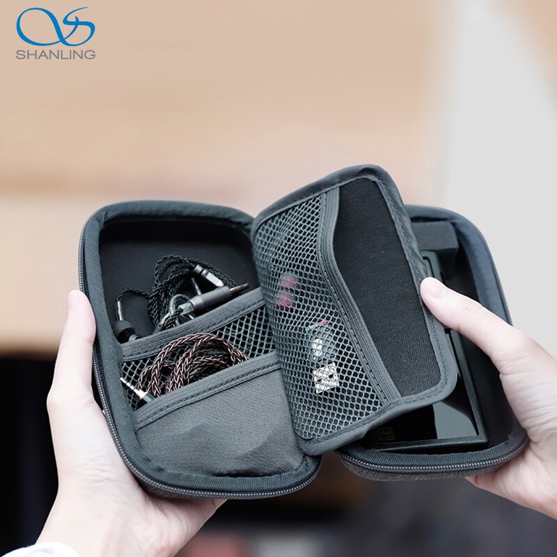 SHANLING C3 Storage Box Anti-pressure Multi-purpose Package dla przenośnych odtwarzaczy słuchawek M6 Q1