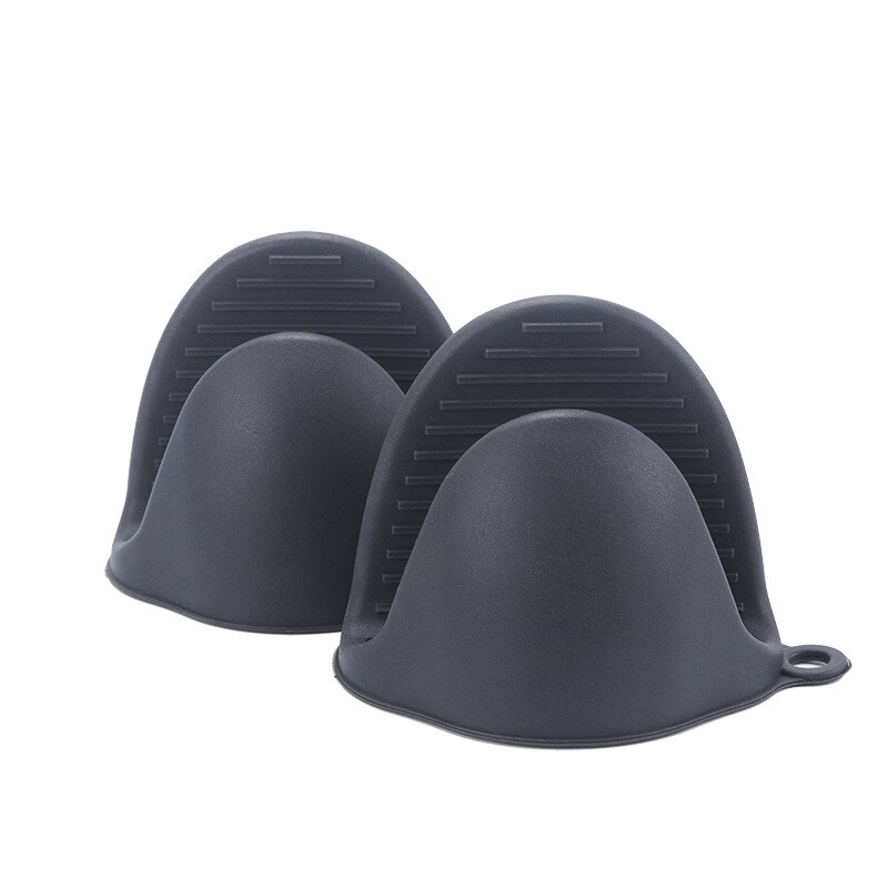 Silicone Cooking Utensil Set Wooden Handle Spatula Soup Spoon Brush Ladle Pasta Colander Non stick Cookware Kitchen Tools: hand clip