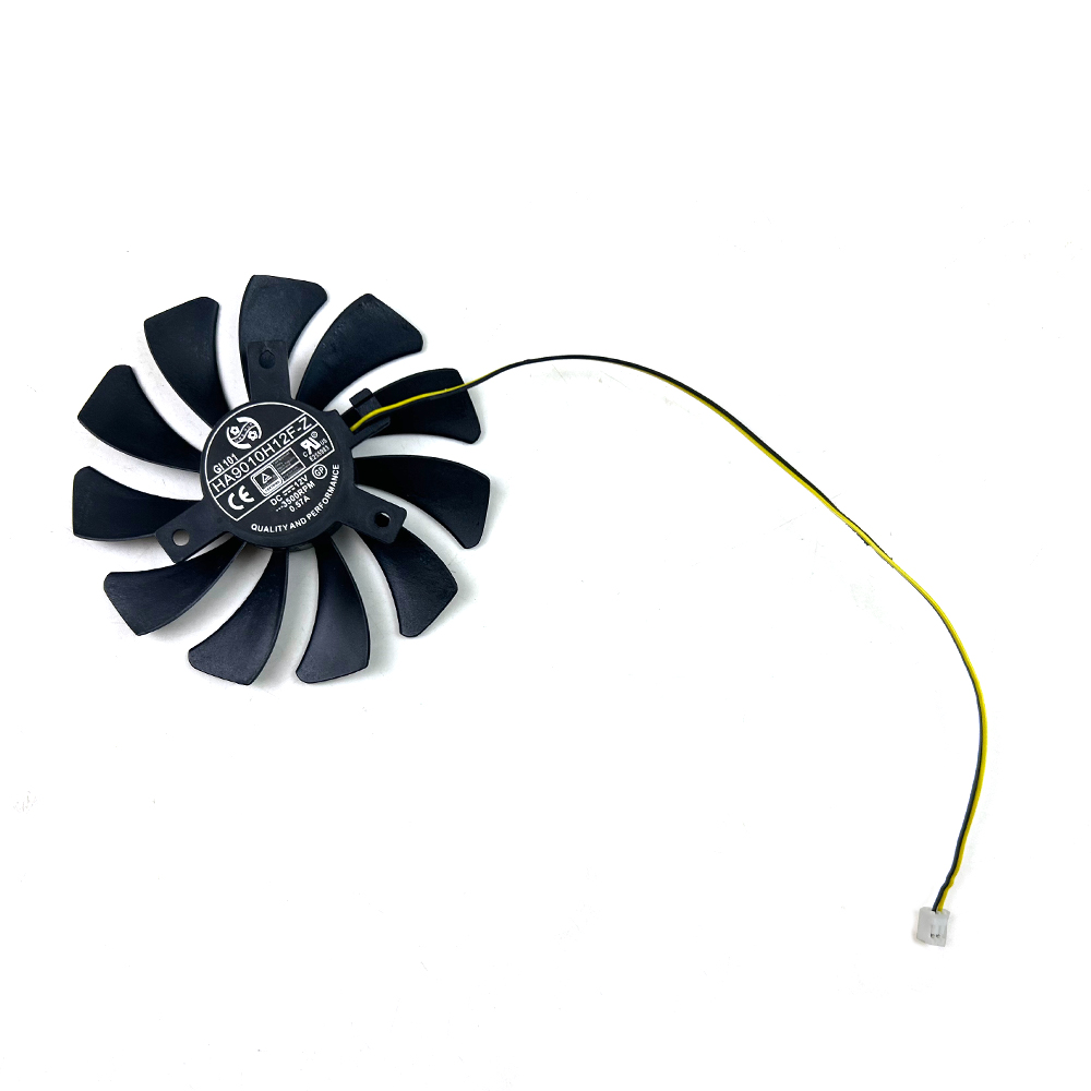 Cooling Fan 85mm 2pin HA9010H12F-Z DC 12V 0.57A GTX1050 Ti Cooler Fan For MSI Geforce GTX 1050Ti 4G OC GTX 1050 2G Graphic