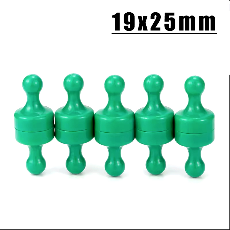 5/10/15/20/25 Stuks Super Sterke Neodymium Magnetische Pushpins Sucker Punaise N52 Koelkast magneten Push Pin Koelkast Whiteboard: 5 meter / Bruin