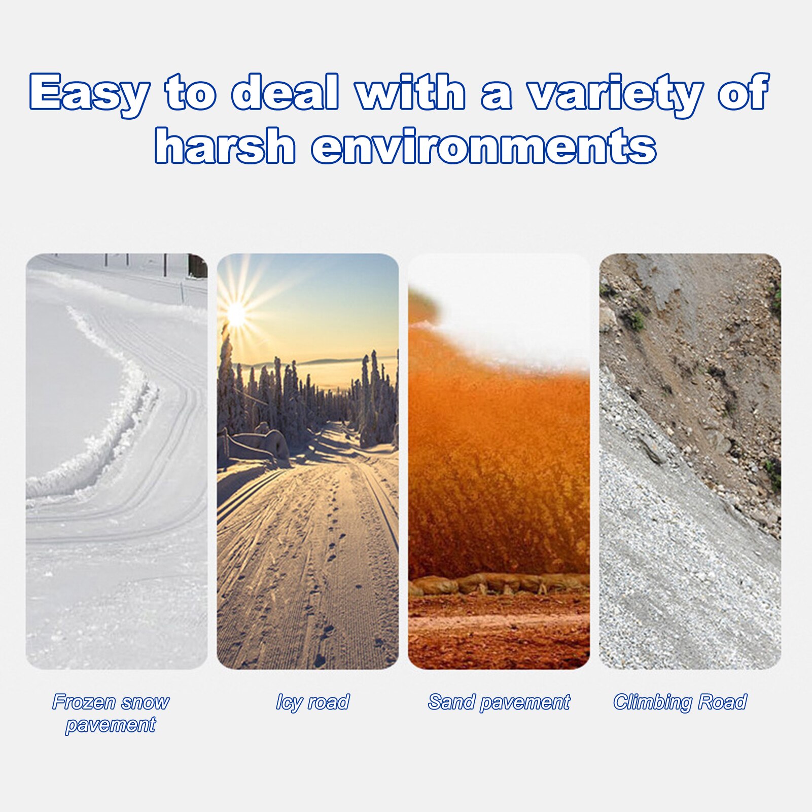 Catene da neve per pneumatici antiscivolo a catena da neve, catene per pneumatici da neve per auto di trazione di emergenza universali per camion fuoristrada/SUV