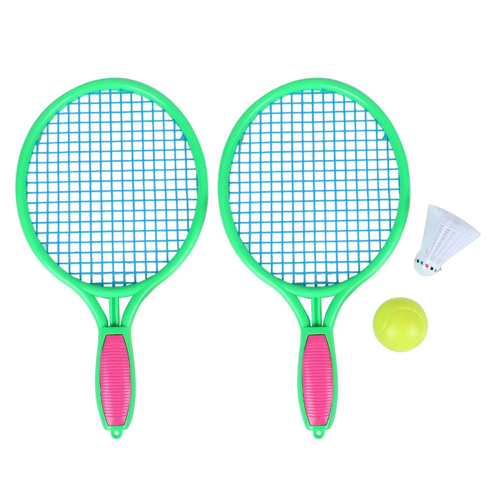 With Badminton Ball Interactive Playing Fitness Equipment Tennis Racket Toy Kids Physical Flexibility Outdoor Sports