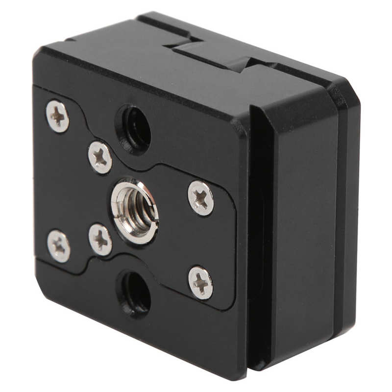 Mini Quick Release Plate Mount Self-Locking Function 1/4inch Screw for V-Mount Battery/Tripod/Slide Rail/Stabilizer Accessories