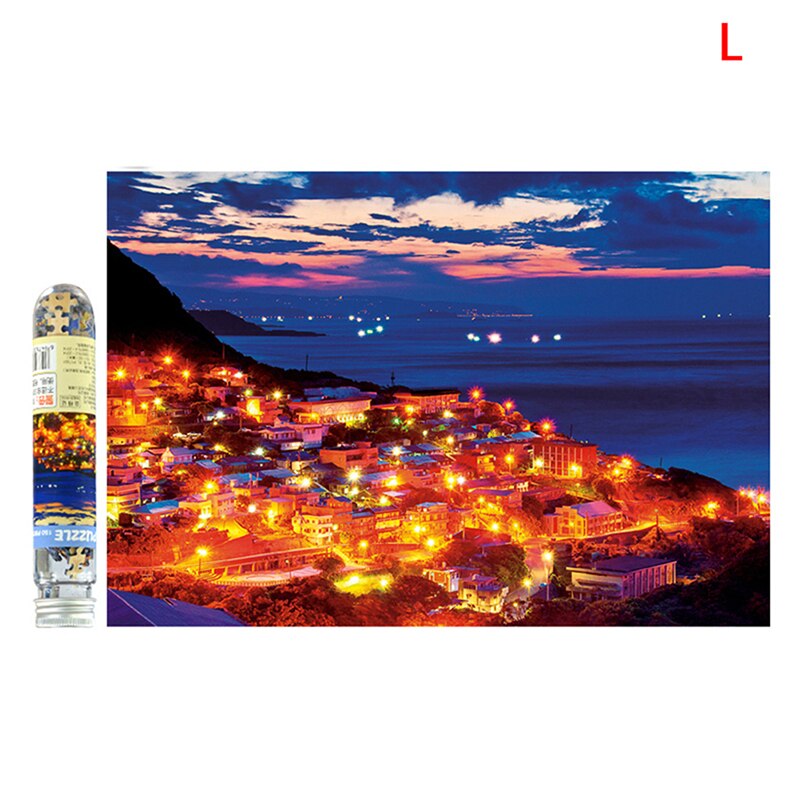 150 Piece Tube Mini Paper Puzzles Game for Children Adults Games Jigsaw