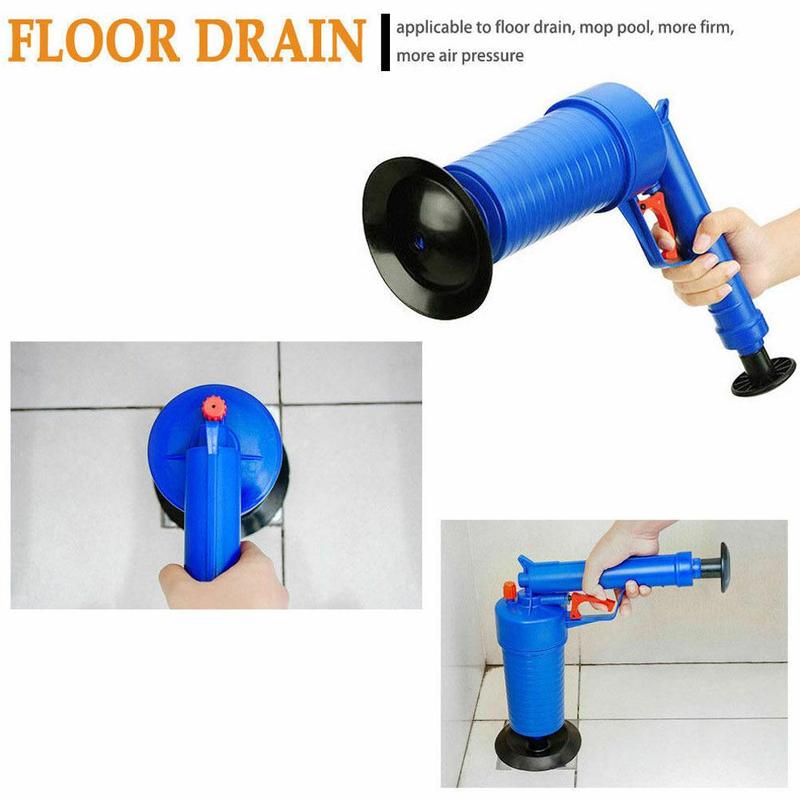 Environmental Toilet Plungers High Pressure Air Drain Bathroom Clog Pipe Kit Blaster Sink Plunger Pump Cleaner Kitchen Remo Y0Y9