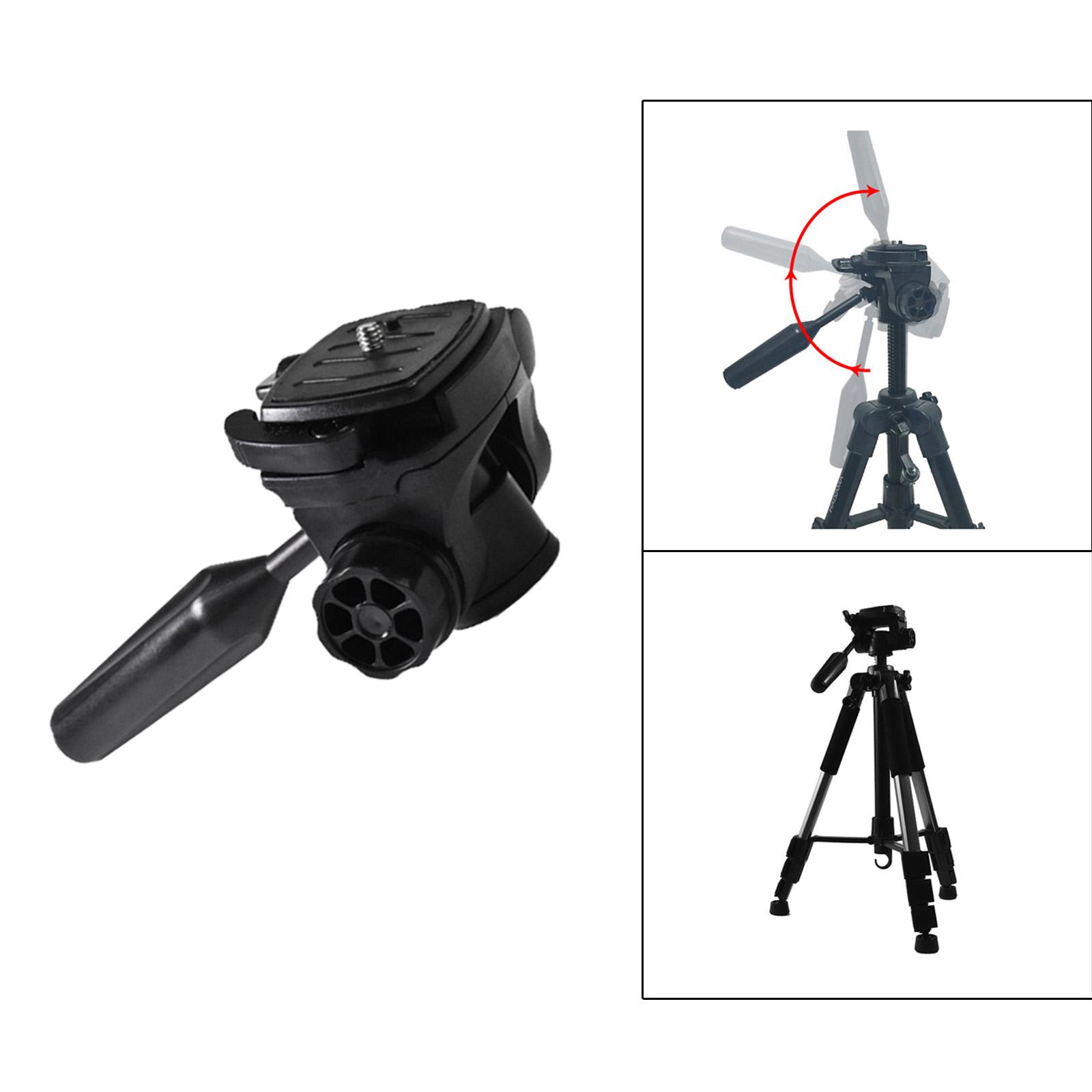 Kamera Stativ kopf Präzisions einstellung 3/8 "3/4" Gewinde mit Platte Panorama montieren Adapter für Stativ DSLR Camcorder