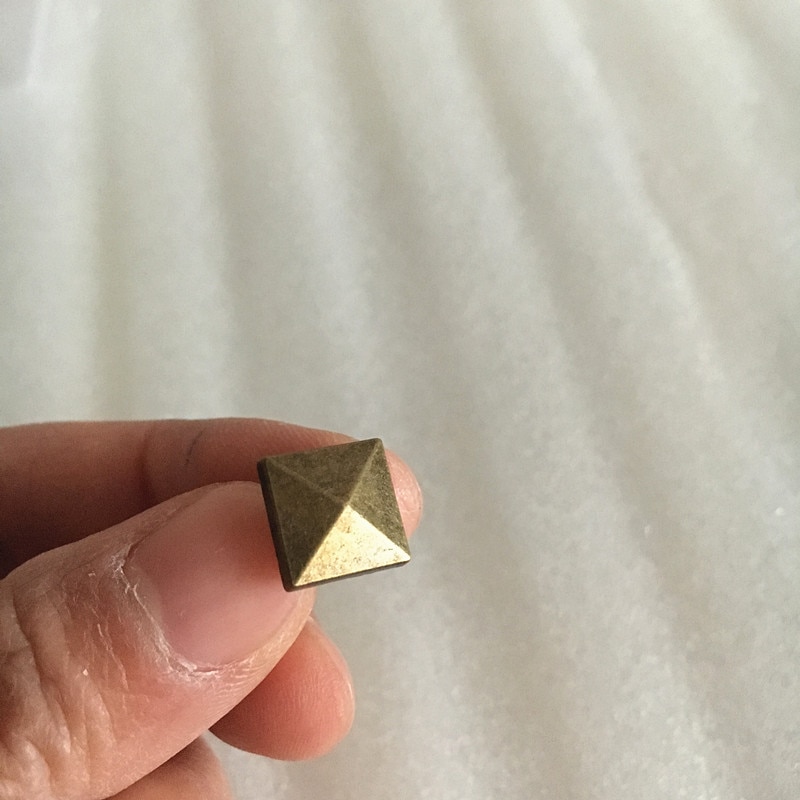 Pyramid Stud Rivet 100 set 10mm Square Pyramid Rivet Studs Rapid Rive... – Grandado