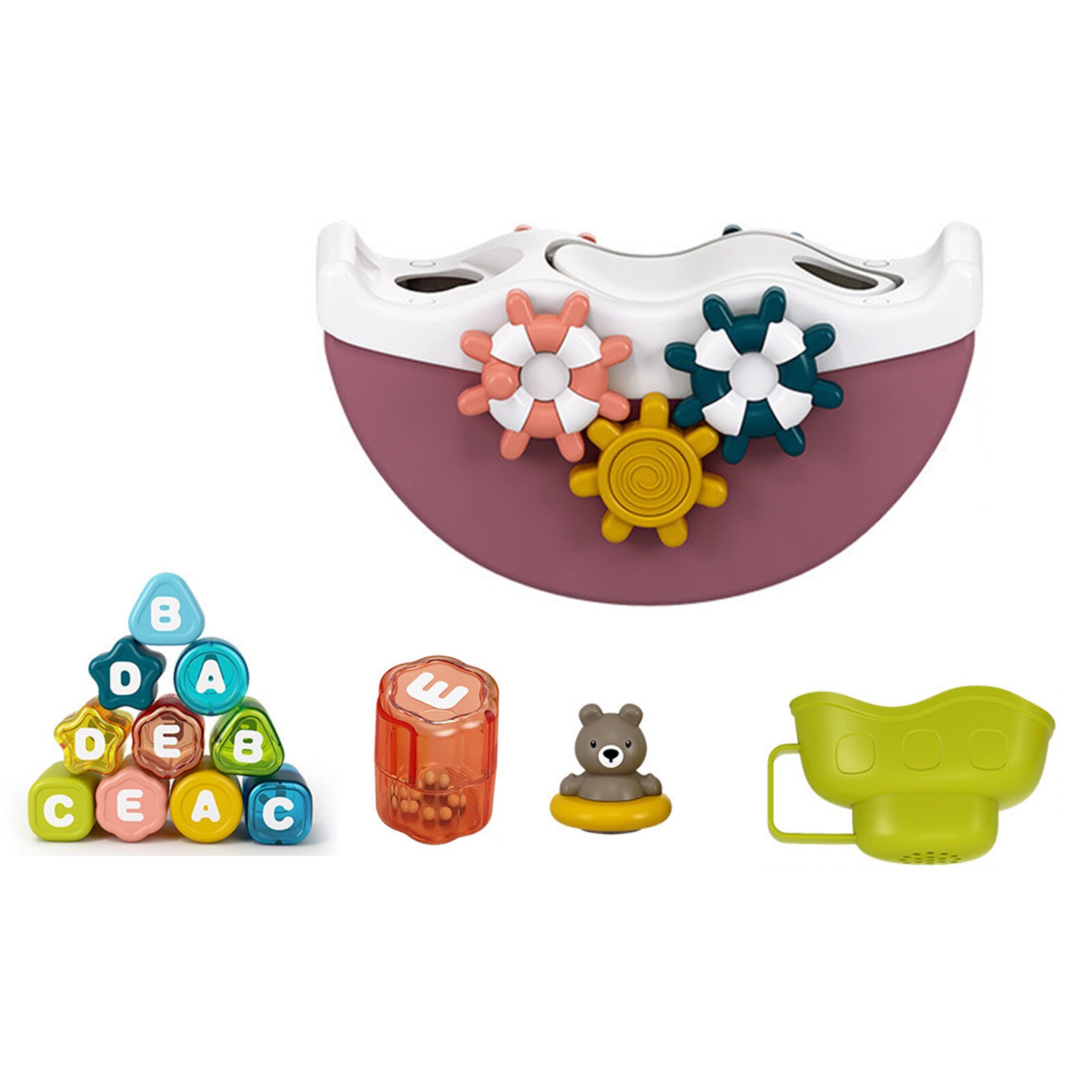 Kinderen Bad Water Spelen Speelgoed Bad Boot Speelgoed Kleur Erkenning Water Fun Speelgoed Baby Baby Early Education Badkamer Strand: Pink