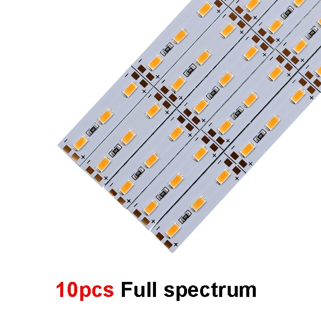 Full Spectrum Hydroponic LED Grow Light 50CM SMD 5730 DC12V Grow Tent Lamp Led Rigid Strip For Flower Seeding Greenhouse: green