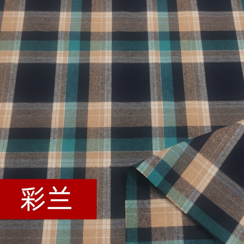 145cm*50cm Grinding Wool Plaid Shirt Fabric JK Clothing Skirt Jacket Pants Household Cloth Fabric DIY Apparel Sewing &amp; Fabric: 017