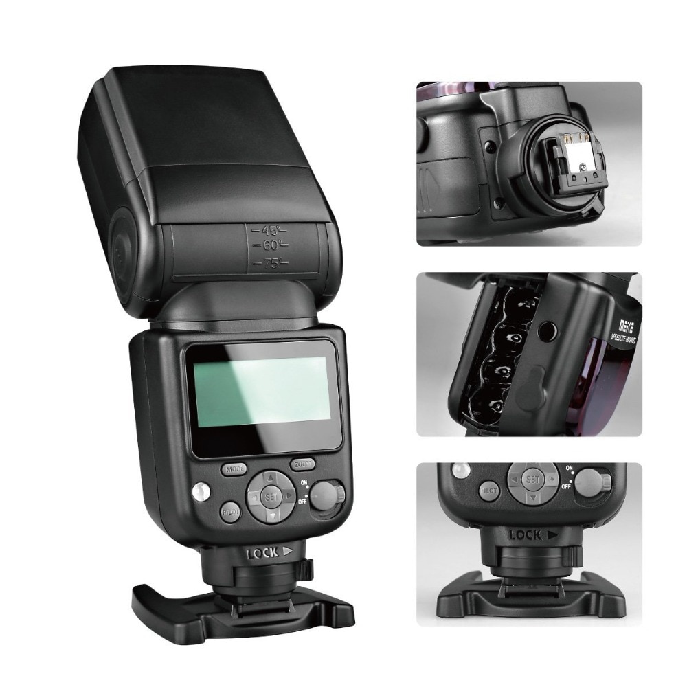 MEIKE-Flash Speedlite , ajuste Manual para cámara de contacto separada Sony, A7, A7R, A7S, A7II, A7RII, A7SII, A6300, MK-930II