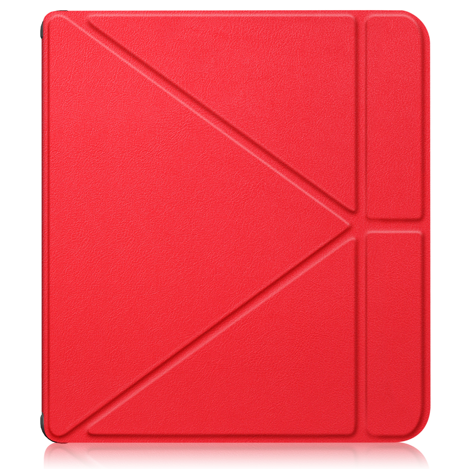 For Kobo Libra Colour 7 inch N428 Origami PU Leather Case Magnetic Wake Sleep Soft Stand Cover Ebook Sleepcover Color Funda: Ivory