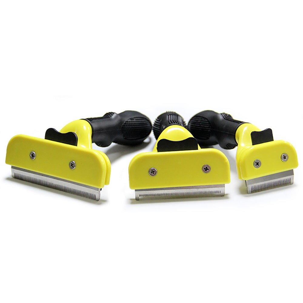 Dog Hair Removal Brush Combs Soft Handle Pet Trimmer Product Grooming Tools Supply Detachable Clipper Attachment: L