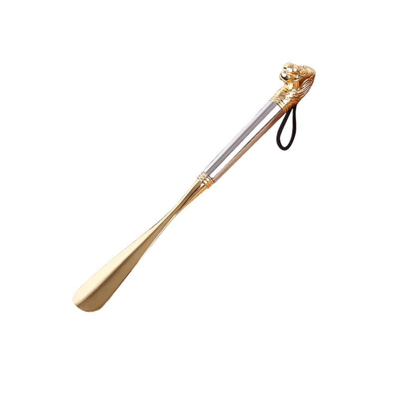 Metal sko horn messing sko lifter praktisk sko hul sko tilbehør sølv  (32cm)