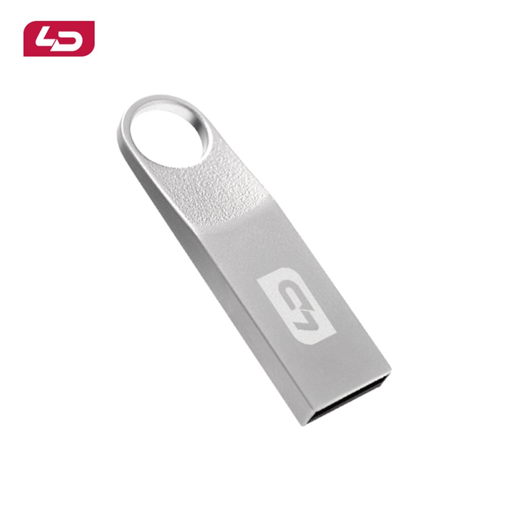 Ld VO7 Metalen Usb Flash Drive 8Gb 16Gb 32Gb 64Gb 128Gb Pen Drive Usb 2.0 mini Hoge Snelheid Usb Stick Waterdicht U Disk