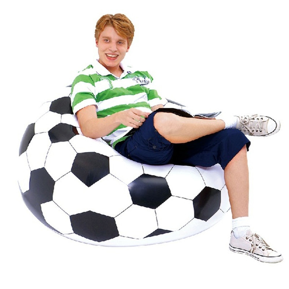 Football Inflatable Sofa Air Soccer Football Self Bean Bag Chair Portable Outdoor Garden Sofa Living Room Furniture Corner