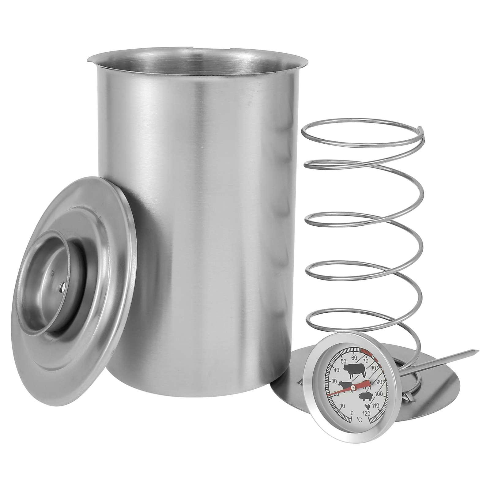 Schinken Hersteller Edelstahl Fleisch Presse Herde Große Kapazität Schinken Presse Hersteller Runde bilden Delikatessen Fleisch Presse bilden mit Thermometer: Ursprünglich Titel