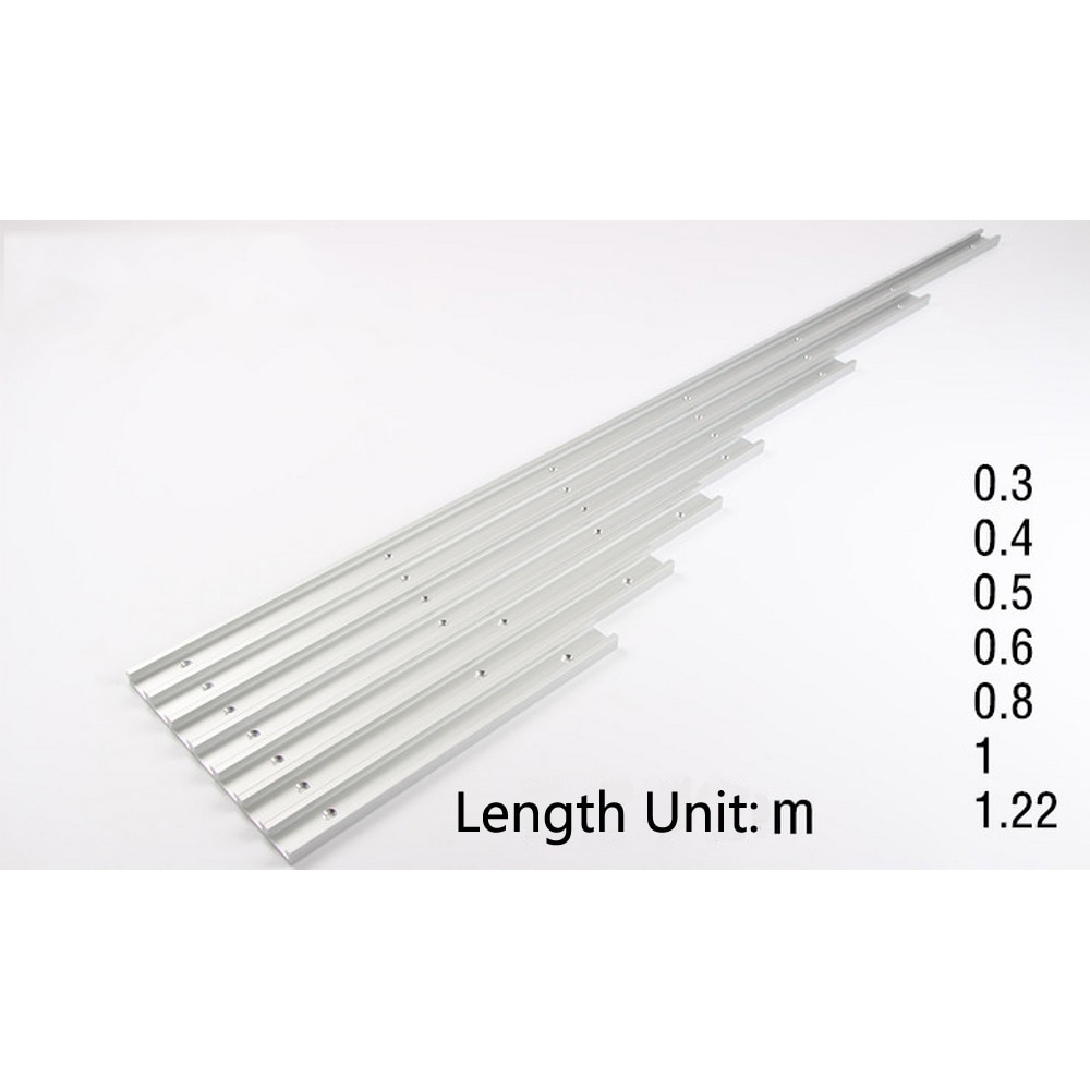 Legering Chute Aluminium T-Tracks Model 45 T Slot En Standaard Mijter Track Stop Houtbewerking Diy Tool Voor Router tafel Lengte 800Mm