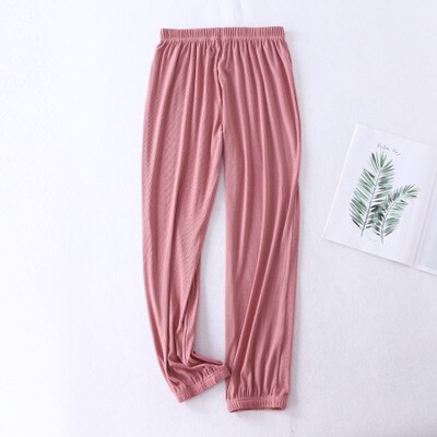 Pantalon de pyjama lanterne Modal pour femmes, ample, pour la maison, survêtement pour femmes, tenue de salon, printemps été automne