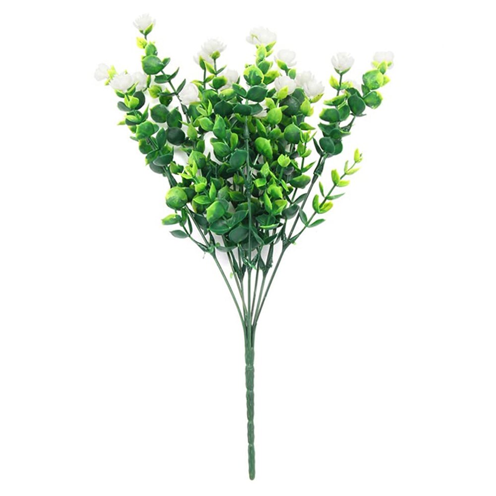 Good Healthy 5 Pcs Handmade Flowers Greenery Plants Eucalyptus Outdoor Bridal Wedding Bouquet Decoration