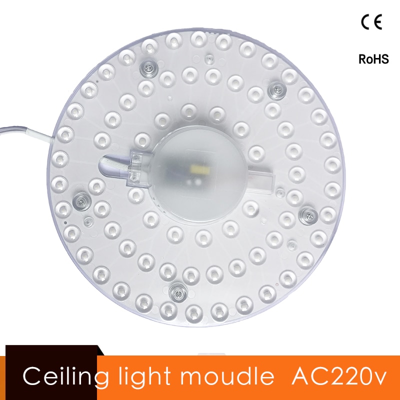Loftlys modul led modul lys lamparas de techo luminaria de teto  ac 220v 12w 18w 24w 36w let at udskifte loftlys
