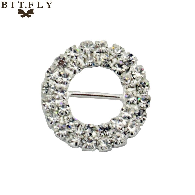 5X18 MM couture artisanat 18mm fleur ronde Cluster cristal strass perle bouton Lot mariage perle fournitures de travaux manuels: C06