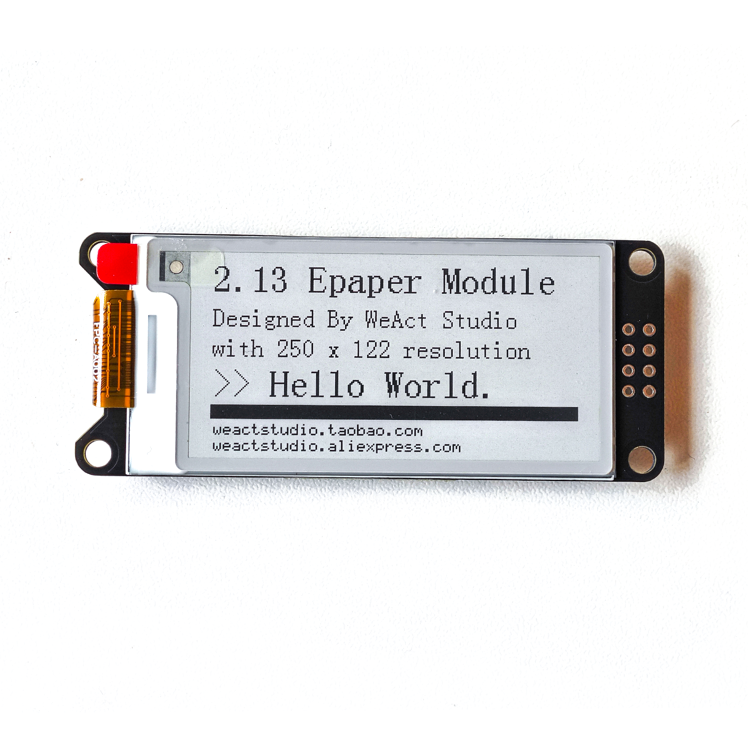 WeAct 2.9'' 2.13" 2.9 2.13 Inch Epaper Module E-paper E-Ink EInk Display Screen SPI Black-White Black-White-Red: Blue