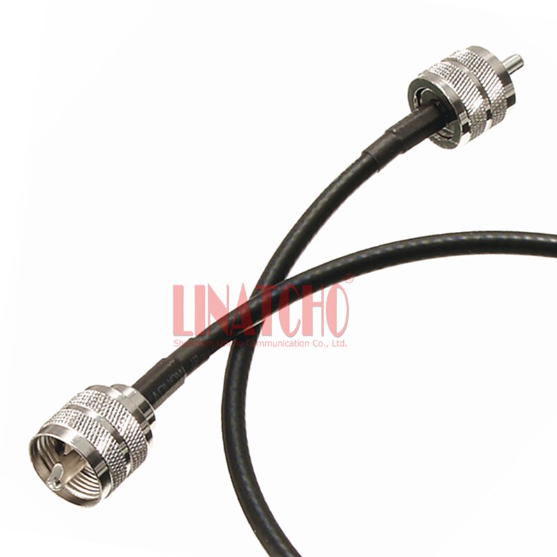 5 Meters RG58U M to M male PL259 to PL259 UHF male radio repeater outdoor antenna jupmer connecting cable