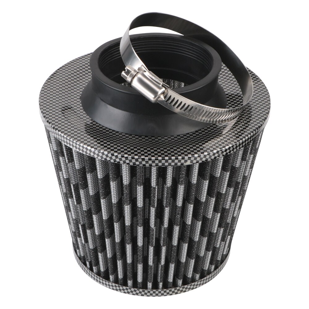 76mm 3 tommer bil luftfilter sport power mesh kegle høj flow indsugnings filter indsugnings filter kold luft induktionssæt universal bildele