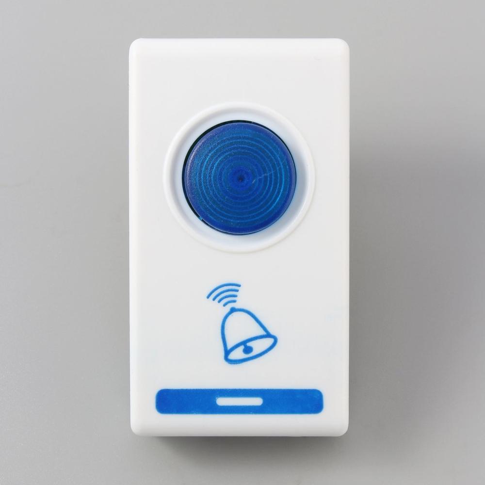 Digital LED Wireless Room Doorbell Remote Control with 2 Digital Receiver Home Offices Hotels Door Bell Gate Alarm